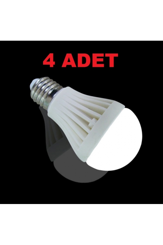 7W Enerji Tasarruflu Led Ampul ( 4 Adet )