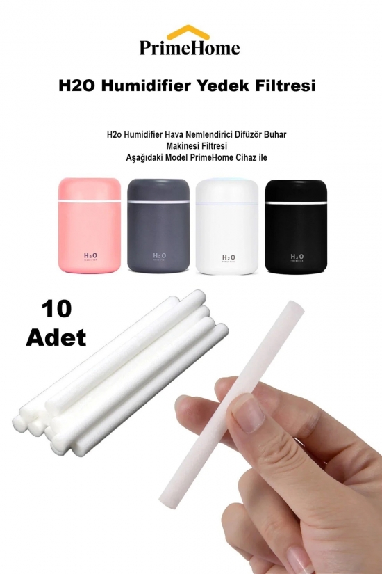 0 Adet Yedek Filtresi H2o Ultrasonik Hava Nemlendirici H2o Uyumlu Humidifier Filtresi